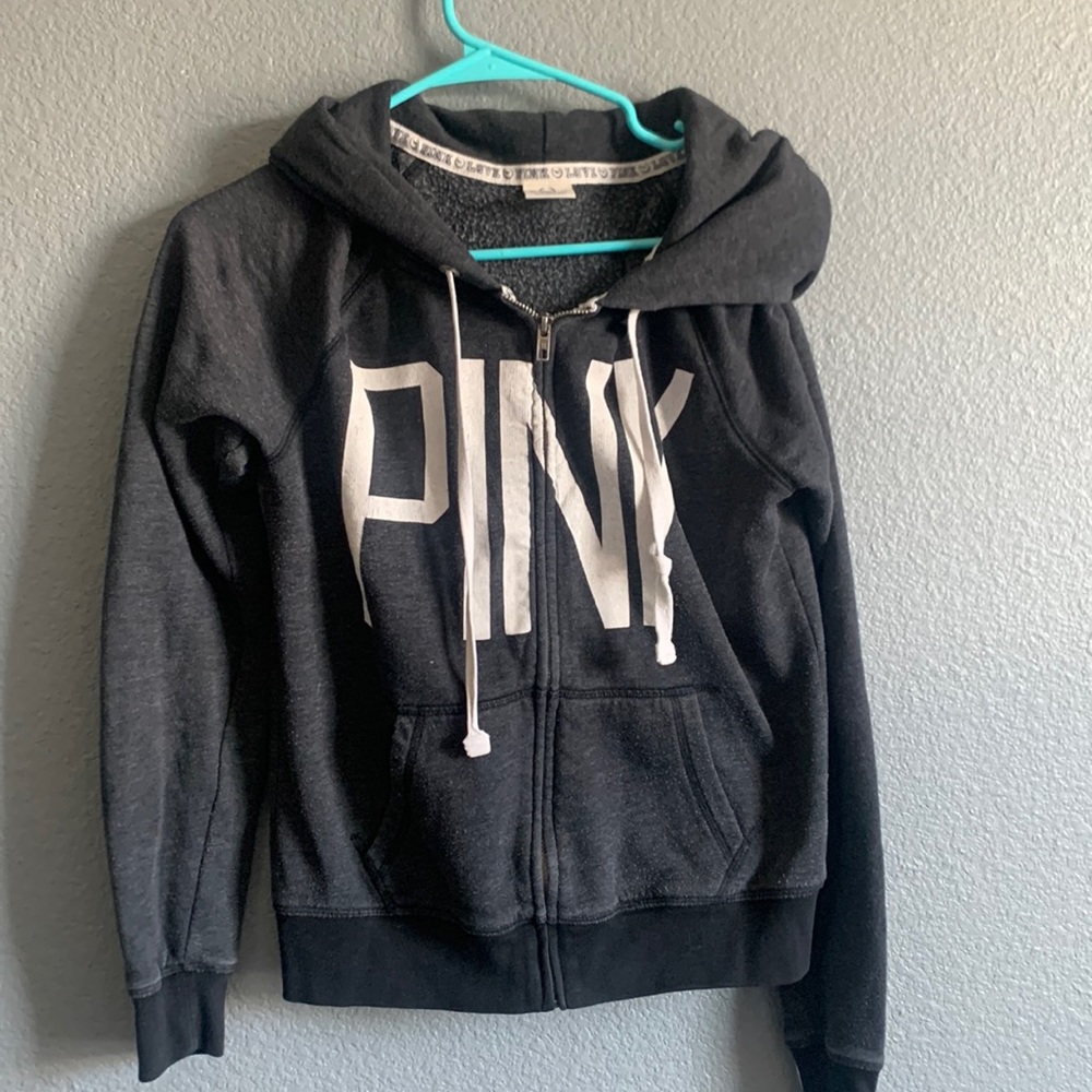 Love PINK zip up hoodie